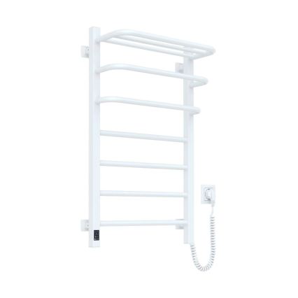 Vertaduro - Elektromos törölközőszárító termosztáttal DOR 155W/230V 80x48 cm IP44 fehér jobb oldali