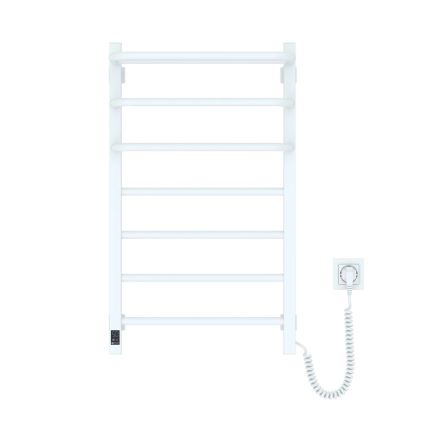Vertaduro - Elektromos törölközőszárító termosztáttal DOR 155W/230V 80x48 cm IP44 fehér jobb oldali