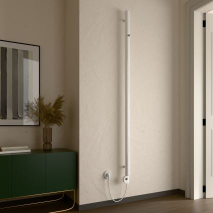Vertaduro - Fürdőszobai radiátor termosztáttal ERDA 400W 180x5 cm fehér