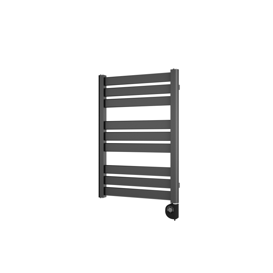 Vertaduro - Fürdőszobai radiátor termosztáttal LUCY 400W 73x50 cm antracit