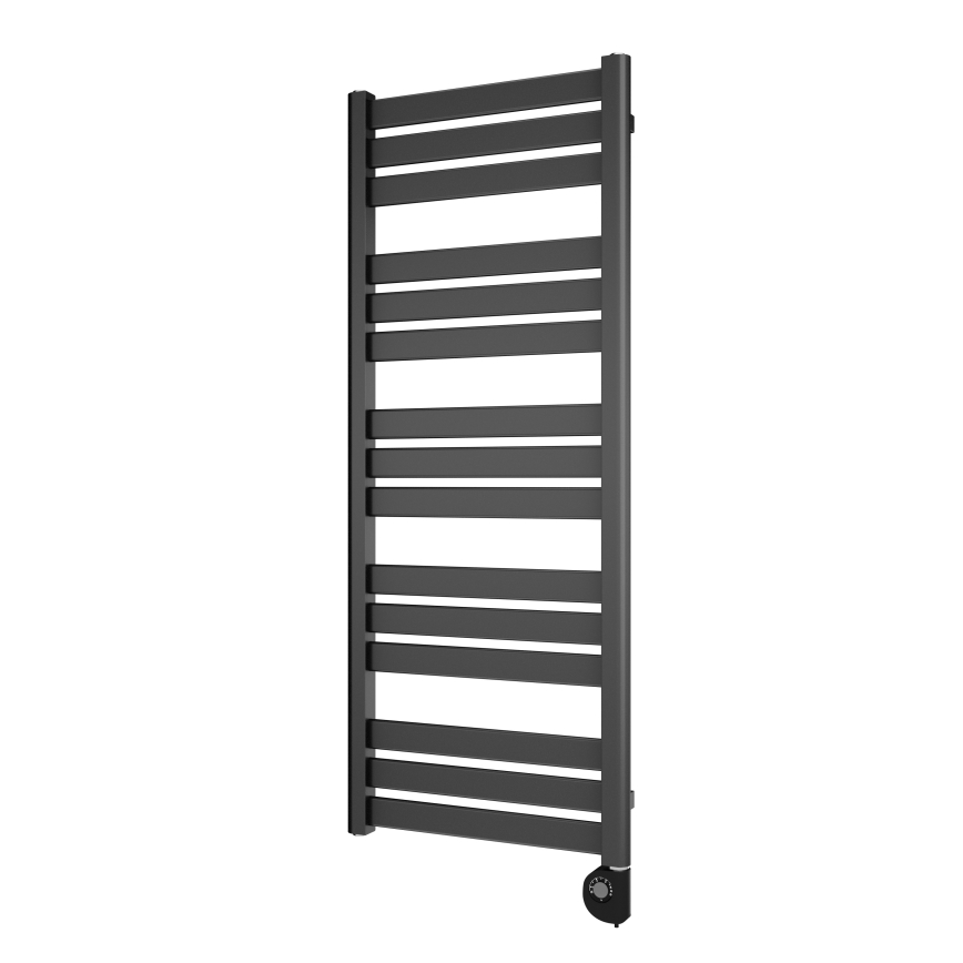 Vertaduro - Fürdőszobai radiátor termosztáttal LUCY 600W 125x50 cm antracit