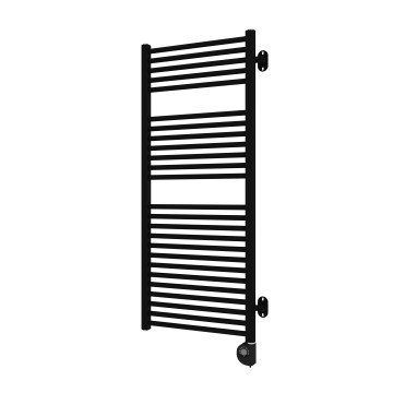 Vertaduro - Fürdőszobai radiátor termosztáttal MEG 600W 118x50 cm fekete