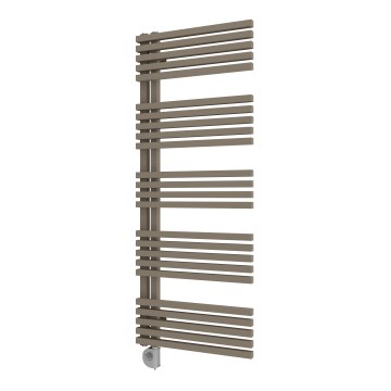 Vertaduro - Fürdőszobai radiátor termosztáttal MICHELLE 600W 129x50 cm taupe