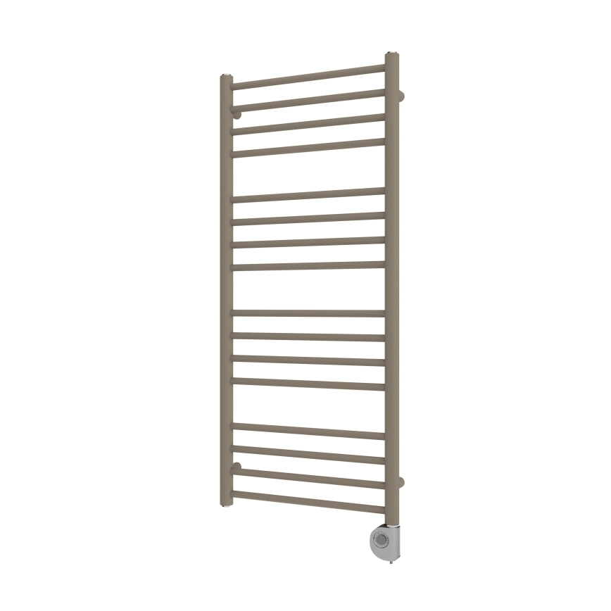 Vertaduro - Fürdőszobai radiátor termosztáttal SIMONE 400W 114x50 cm taupe
