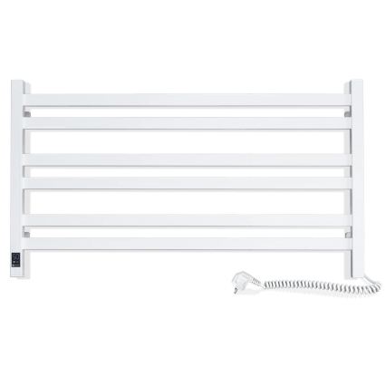 Vertaduro - Elektromos törölközőszárító termosztáttal AVA 181W/230V 50x90 cm IP44 fehér jobb oldali