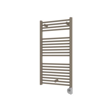 Vertaduro - Fürdőszobai törölközőszárító radiátor termosztáttal DENISE 400W 94x50 cm taupe
