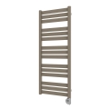 Vertaduro - LUCY fürdőszobai törölközőszárító radiátor termosztáttal, 600 W, 125 x 50 cm, taupe