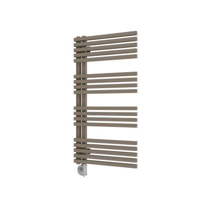 Vertaduro - MICHELLE fürdőszobai radiátor termosztáttal 600 W 97x50 cm taupe
