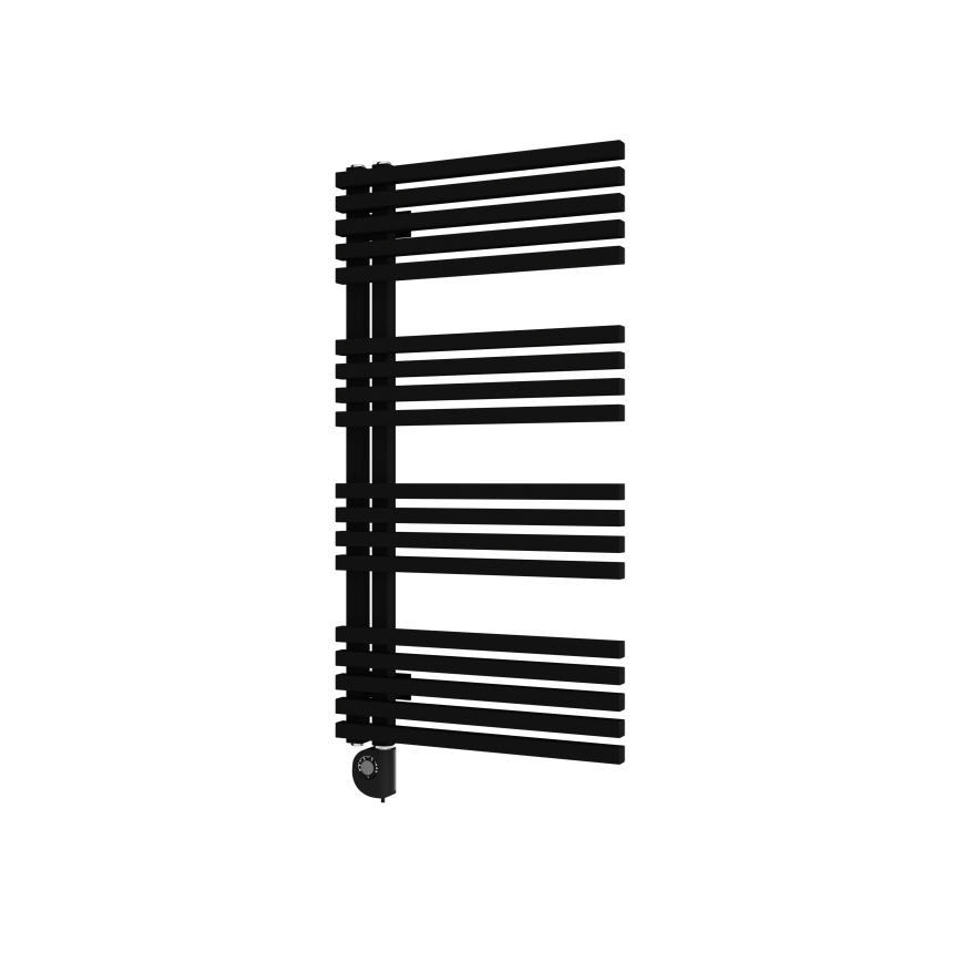 Vertaduro - MICHELLE fürdőszobai radiátor termosztáttal 600W 97x50 cm fekete