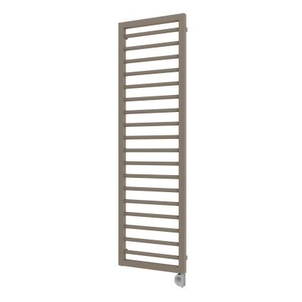 Vertaduro - termosztátos fürdőszobai radiátor ADEL 600W 172x50 cm taupe