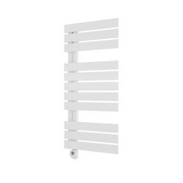 Vertaduro - ZIVA fürdőszobai törölközőszárító radiátor termosztáttal, 500W, 109x50 cm, fehér