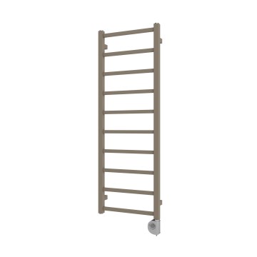 Vertaduro - ZOE fürdőszobai radiátor termosztáttal, 400 W, 114x40 cm, taupe színben
