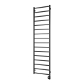Vertaduro - ZOE fürdőszobai törölközőszárító radiátor termosztáttal, 400 W, 186 x 50 cm, antracit