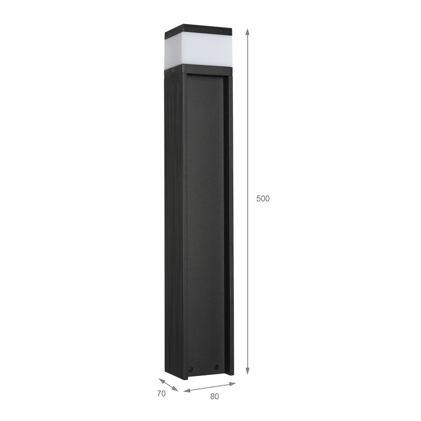 VESPER kültéri lámpa 1xG9/5W/230V, IP44, 50 cm, fekete