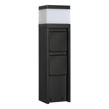VESPER kültéri lámpa, 2 foglalattal, 1xG9/5W/230V, IP44, 30 cm, fekete
