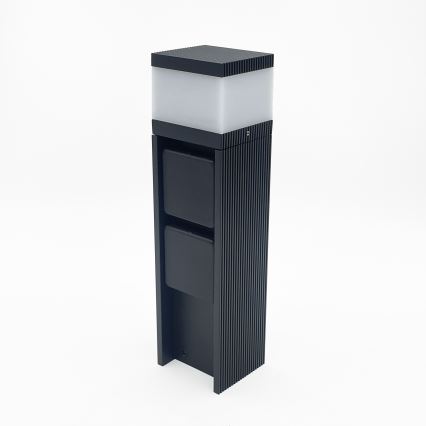 VESPER kültéri lámpa, 2 foglalattal, 1xG9/5W/230V, IP44, 30 cm, fekete