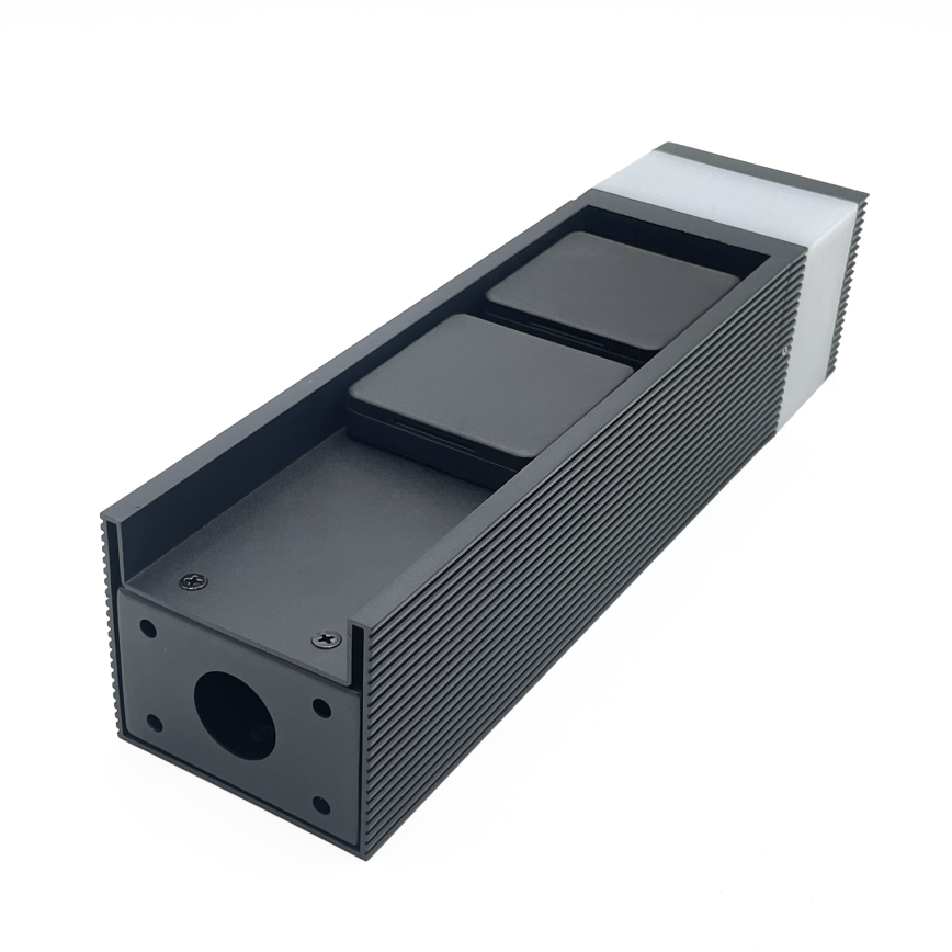 VESPER kültéri lámpa, 2 foglalattal, 1xG9/5W/230V, IP44, 30 cm, fekete