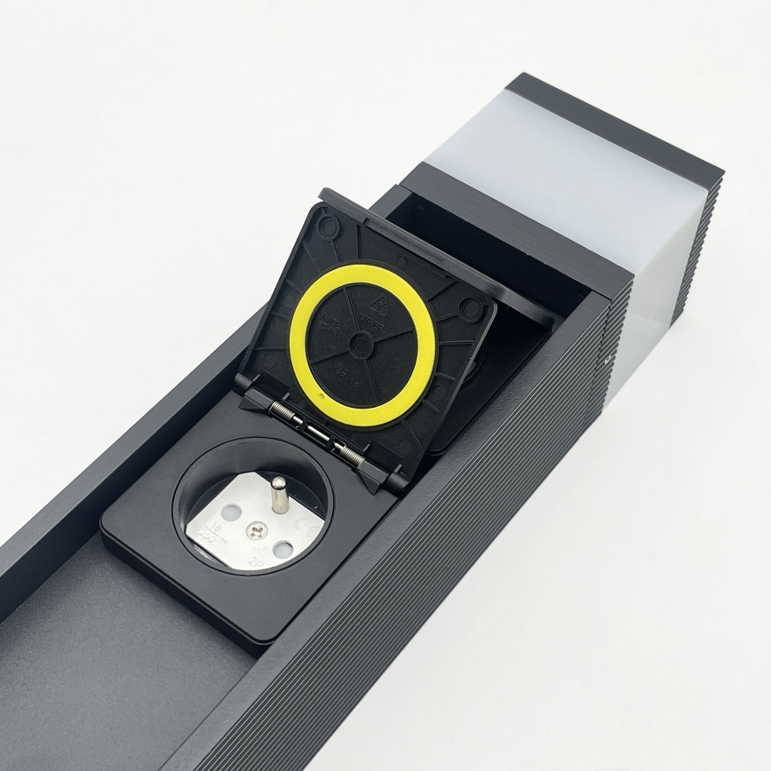 VESPER kültéri lámpa, 2 foglalattal, 1xG9/5W/230V, IP44, 30 cm, fekete