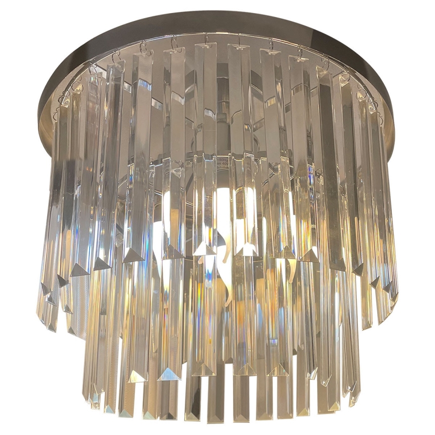 VETRO felületre szerelt mennyezeti csillár 4xE14/40W/230V, fényes króm