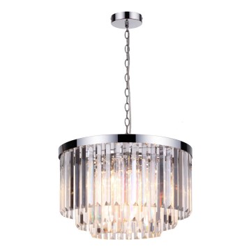 VETRO láncos csillár, 5 x E14, max. 60 W, 230 V, fényes króm