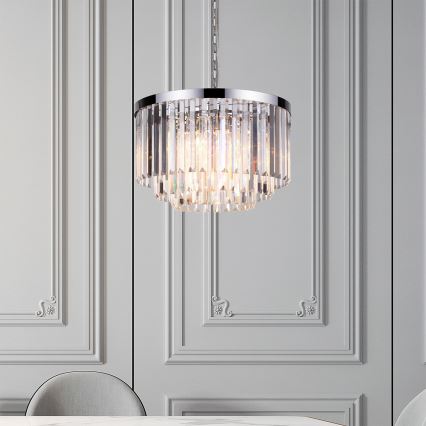 VETRO láncos csillár, 5 x E14, max. 60 W, 230 V, fényes króm