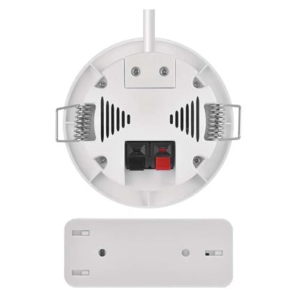 Vezeték nélküli beépíthető csengő 230V + 1xCR2032 fehér