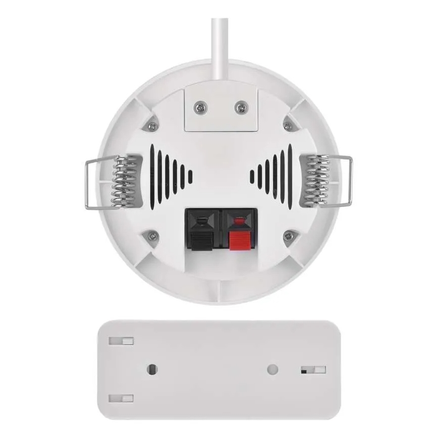Vezeték nélküli beépíthető csengő 230V + 1xCR2032 fehér
