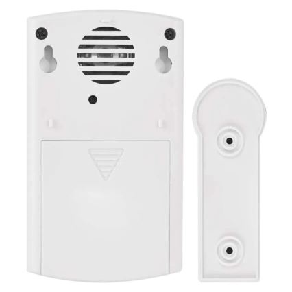 Vezeték nélküli csengő 3xAA/1xCR2032 IP44 fehér/ezüst