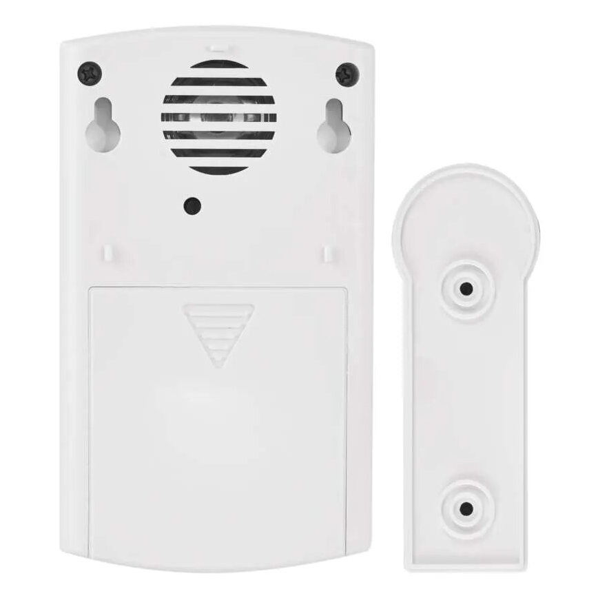 Vezeték nélküli csengő 3xAA/1xCR2032 IP44 fehér/ezüst