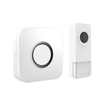 Vezeték nélküli csengő 3xAAA/1xA23 IP55 fehér