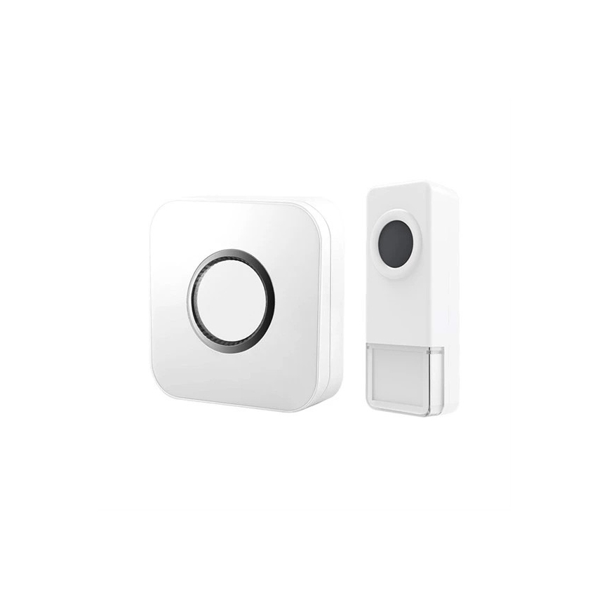Vezeték nélküli csengő 3xAAA/1xA23 IP55 fehér