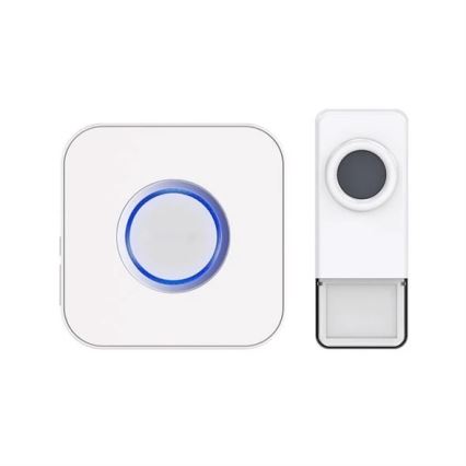 Vezeték nélküli csengő 3xAAA/1xA23 IP55 fehér