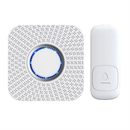 Vezeték nélküli csengő konnektorba kinetikus 230V fehér