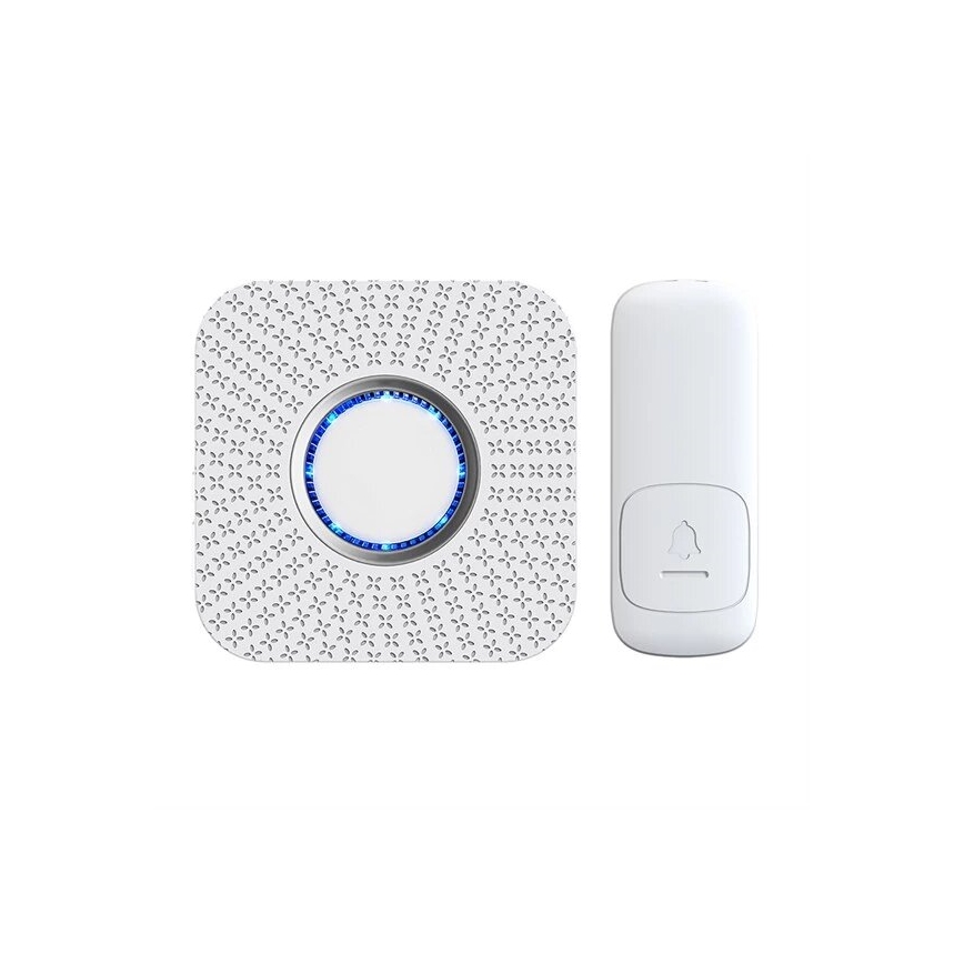 Vezeték nélküli csengő konnektorba kinetikus 230V fehér