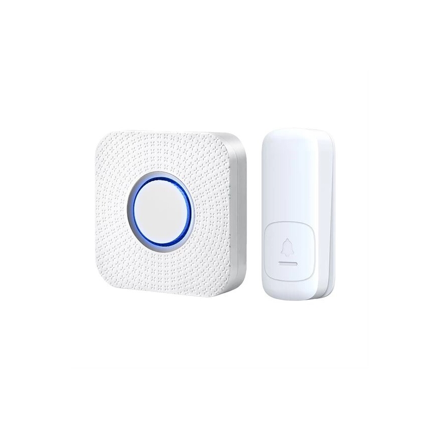 Vezeték nélküli csengő konnektorba kinetikus 230V fehér