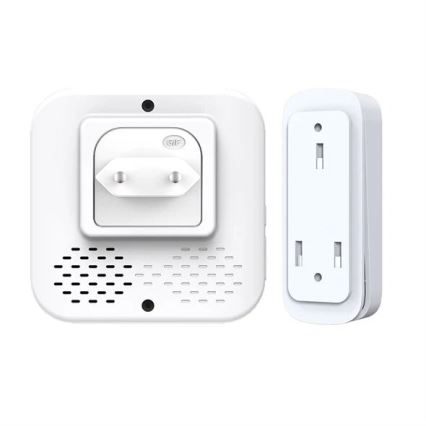 Vezeték nélküli csengő konnektorba kinetikus 230V fehér