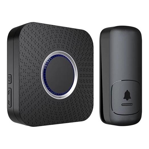 Vezeték nélküli csengő konnektorba kinetikus 230V fekete