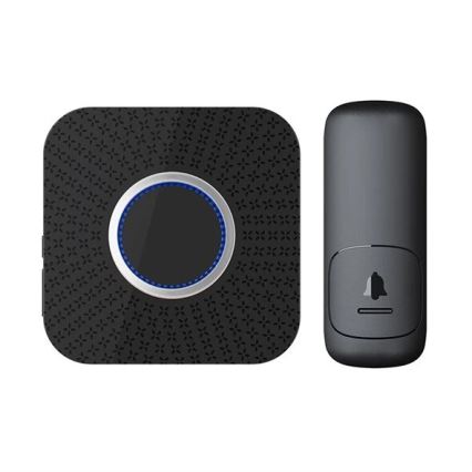 Vezeték nélküli csengő konnektorba kinetikus 230V fekete