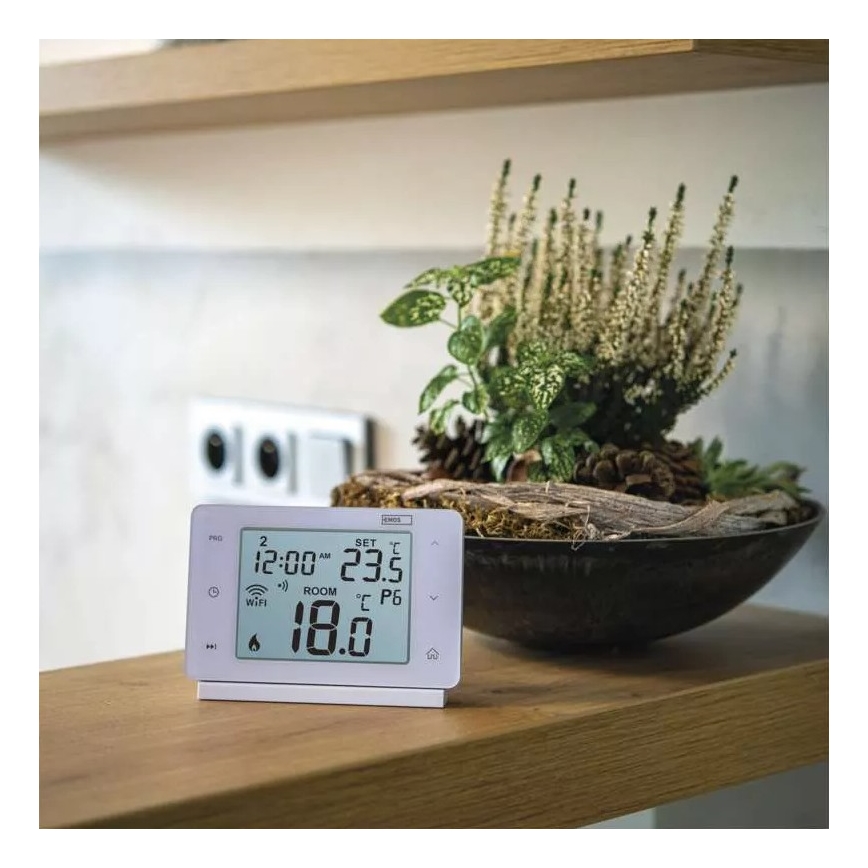 Vezeték nélküli digitális termosztát GoSmart 230V/16A Wi-FI Tuya