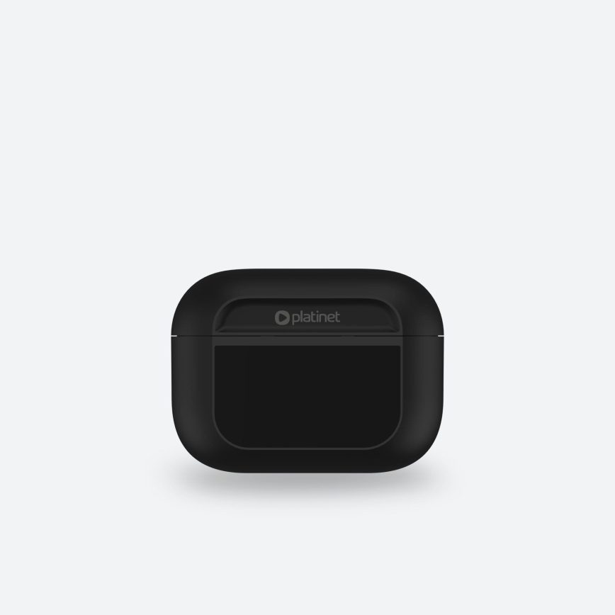 Vezeték nélküli fülhallgató LCD kijelzővel 300 mAh + 2x 30 mAh fekete