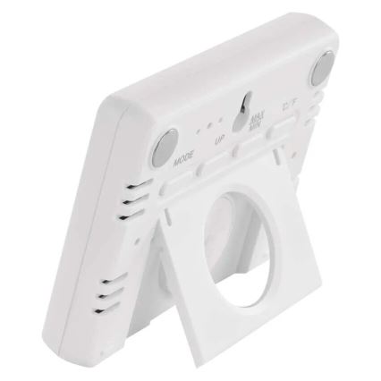 Vezeték nélküli hőmérő páratartalom mérővel 1xCR2032 fehér