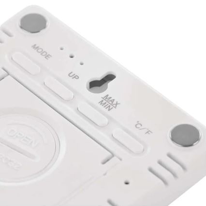 Vezeték nélküli hőmérő páratartalom mérővel 1xCR2032 fehér