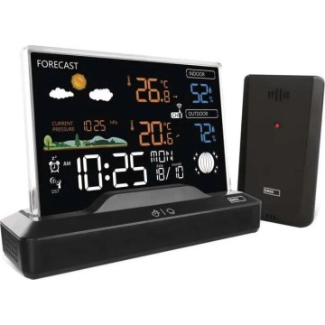 Vezeték nélküli időjárás-állomás 5V/2xAAA + 2xAAA