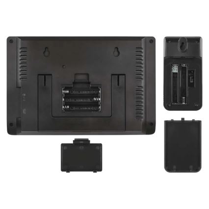 Vezeték nélküli időjárás-állomás 5V/3xAAA + 2xAAA