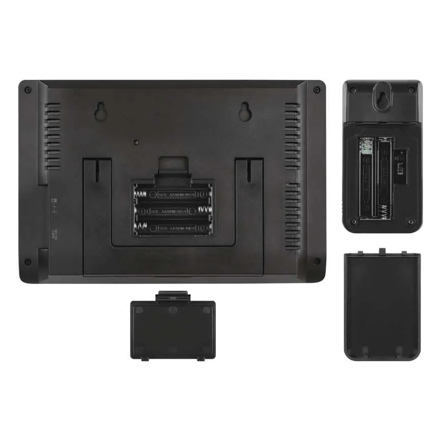 Vezeték nélküli időjárás-állomás 5V/3xAAA + 2xAAA