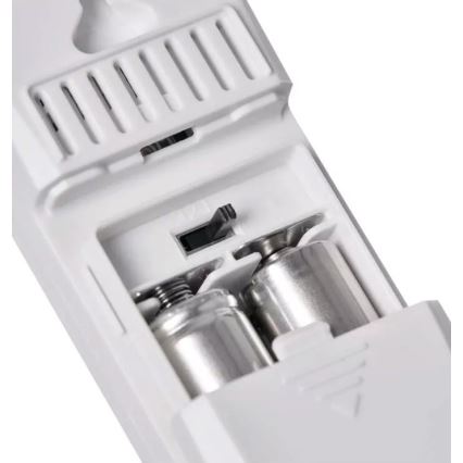 Vezeték nélküli időjárás állomás ébresztőórával 2xAAA + 2xAA fehér