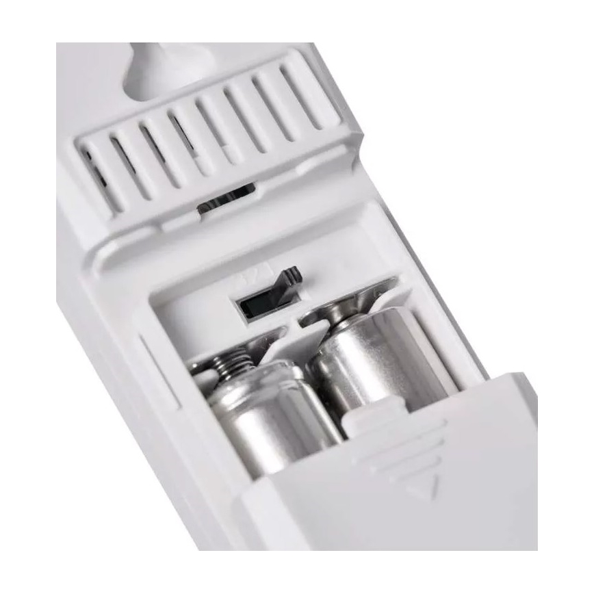 Vezeték nélküli időjárás állomás ébresztőórával 2xAAA + 2xAA fehér