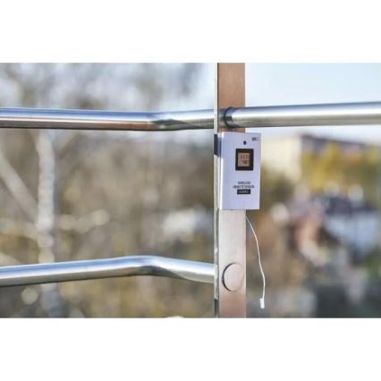 Vezeték nélküli időjárás állomás ébresztőórával 5V/3xAAA + 2xAAA fekete