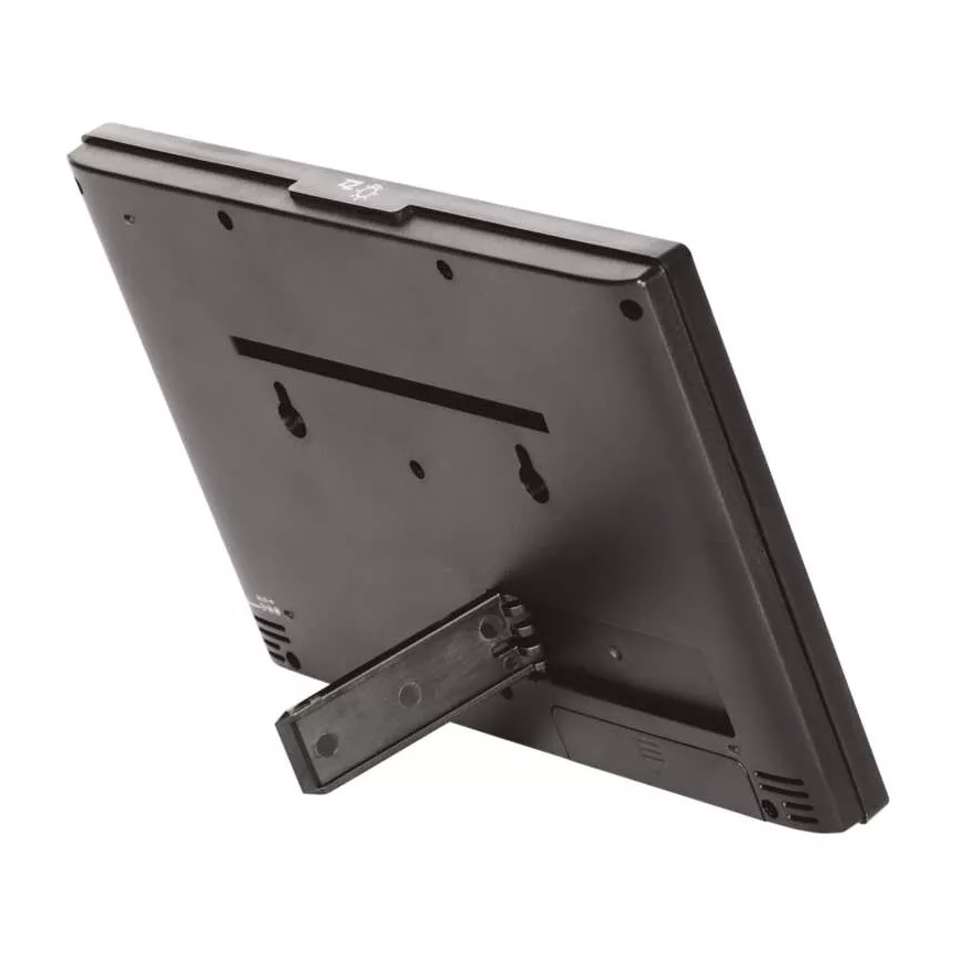 Vezeték nélküli időjárás állomás ébresztőórával 3xAAA/5V + 2xAAA fekete