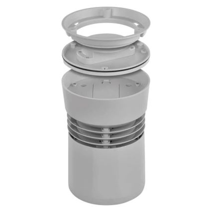 Vezeték nélküli időjárás állomás színes LED kijelzővel és esőmérővel 3xAAA fekete